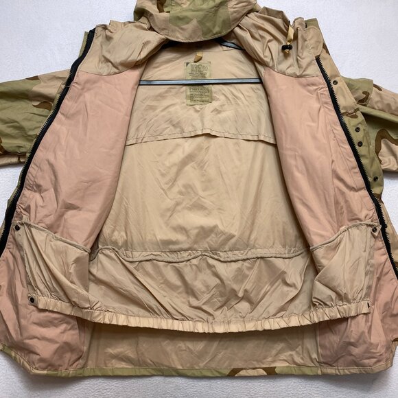 Military ECWCS Parka Jacket Mens M Long Desert Camo Gore-Tex Cold Weather USA - Picture 9 of 14